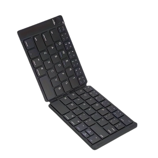 Picture of SLIM  Rechargeable & Foldable Bluetooth Keyboard , Super-Fast Charge , Long Time Battery Life , With USB charging cable