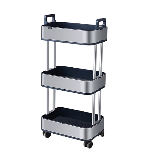 Picture of STAINLESS STEEL KITCHEN TROLLY 