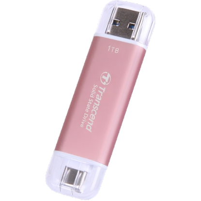 Picture of TRANSCEND 1TB EXTERNAL SSD TYPE C/APINK TS1TESD310P PINK