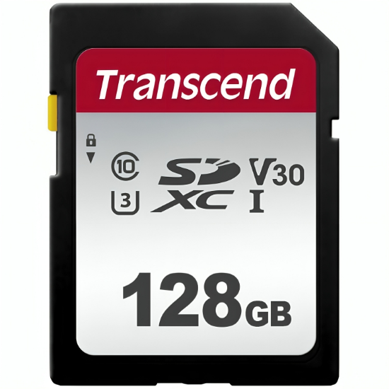 Picture of TRANSCEND 128GB SD CARD TS128GSDC300S