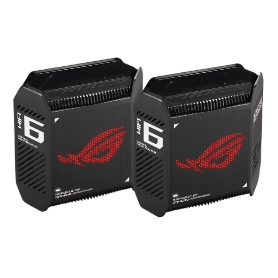 Picture of ROG Rapture GT6 WiFI 6 Tr-Band Gaming Mesh System ( Pack of 2) - Black Color