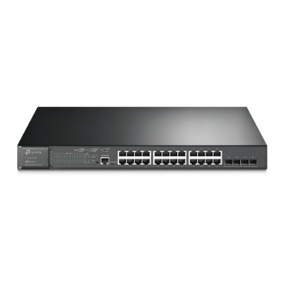 Picture of JetStream 28-Port Gigabit L2+ Managed Switch with 24-Port PoE+